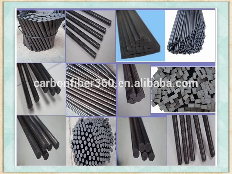 Make-to-Order Molding CFRP Profiles Drilling Carbon Fiber Product