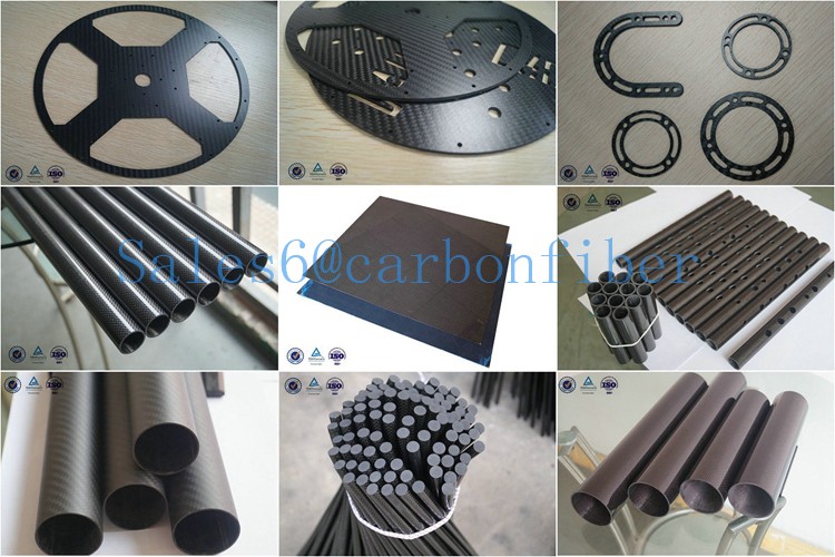 Make-to-Order Molding CFRP Profiles Drilling Carbon Fiber Product
