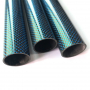Factory oem color size carbon fiber tube high pressure resistant colored pattern carbon fiber tube