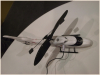 carbon fiber toy plane propeller, Model airplane propeller