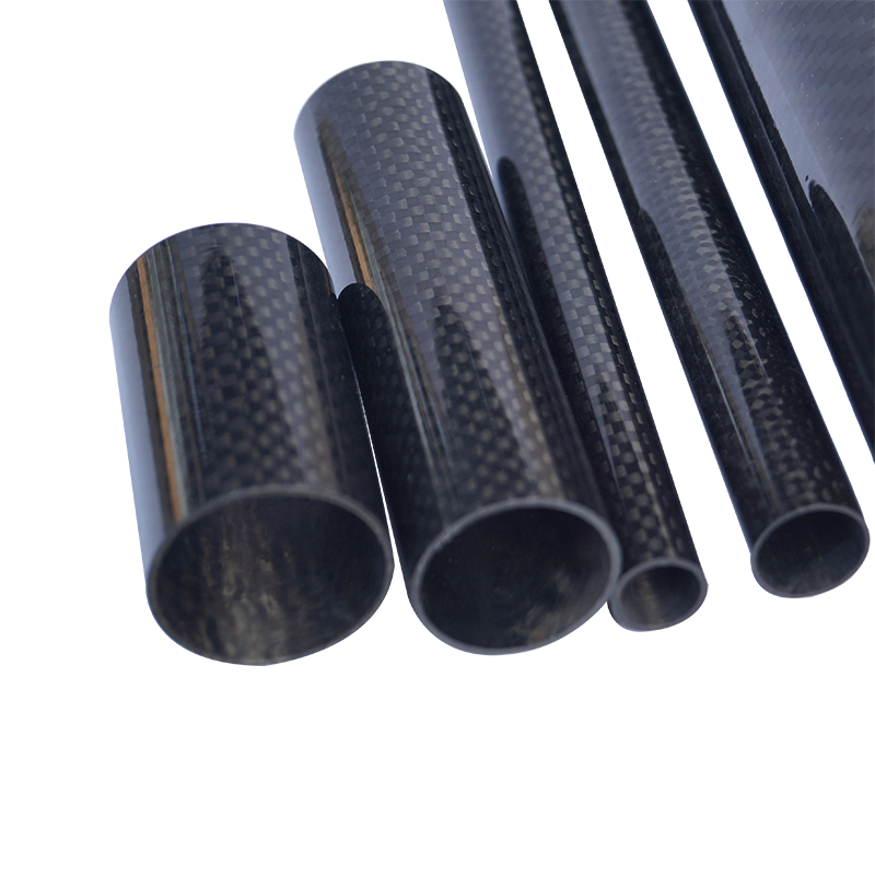 High strength carbon fiber tube 3k twill glossy pole