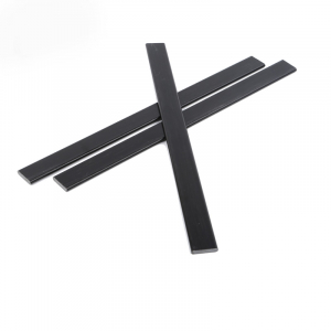 black 5mm Thickness FRP Flat Composite Bar Fiberglass Flat Strip