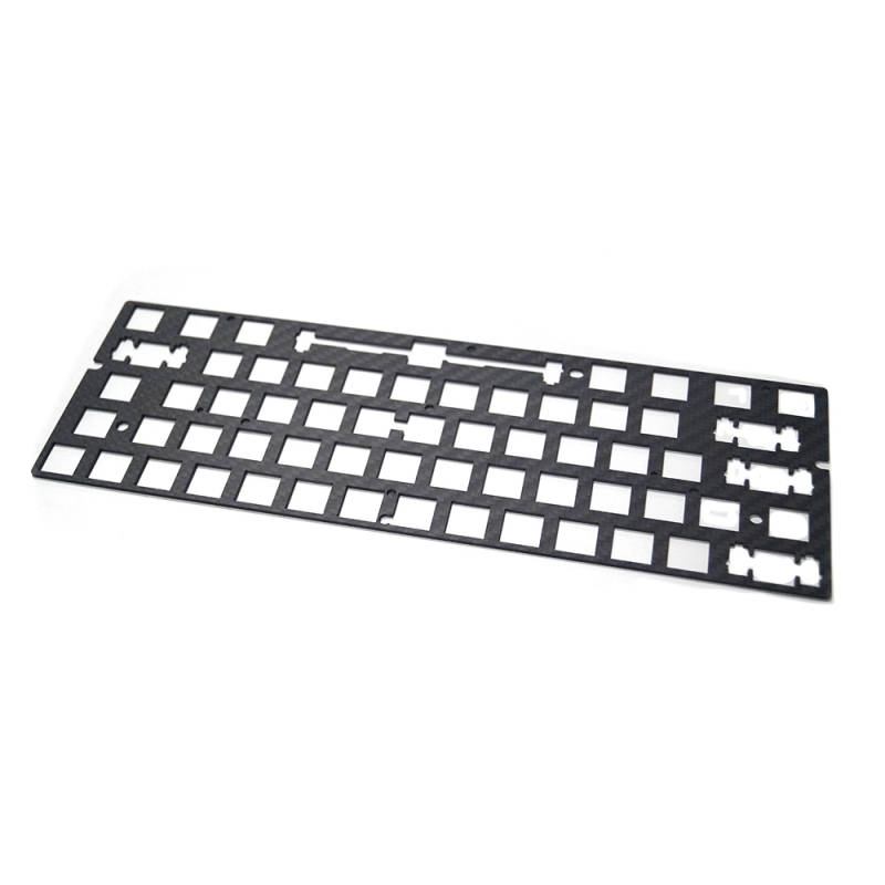 Custom carbon fiber cnc cutting laptop keyboard and a variety of cutting sheets