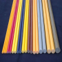 Factory composite material pultruded glass fiber rods round sticks 2mm 3mm 4mm