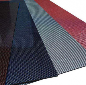 Professional manufacture custom heat resistant color carbon fiber sheet 1mm 2mm 3mm 4mm 10mm customized size