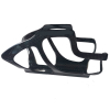 Custom 3K Plain Glossy Weave Carbon Fiber Water Bottle Cage For Mountain Cycling