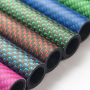 Tube Color Carbon Fiber Plain Black Oem Pattern Finish Uav Colorful Shaft Square Origin Glossy Type