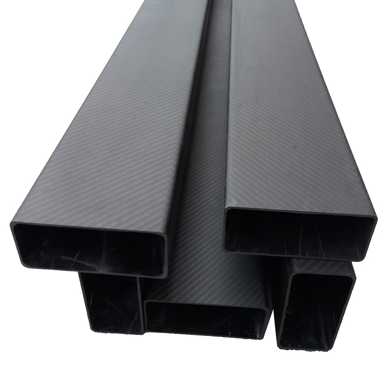 Square carbon fiber tube custom rectangular carbon fiber pipe tube
