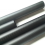 Custom high quality 3k twill matte carbon fibre tube pipe carbon fiber tubing